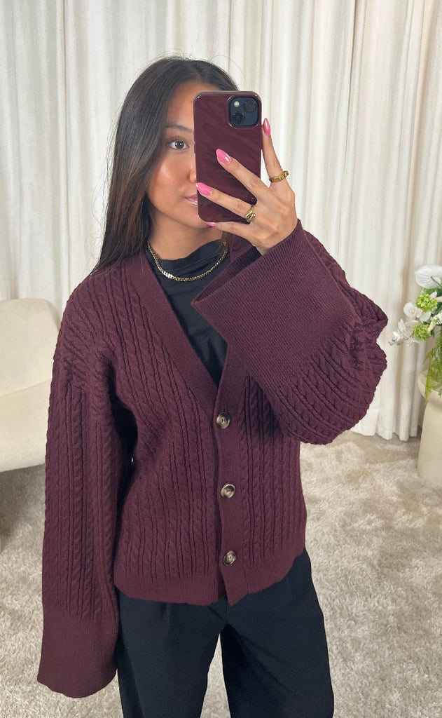 Noella Cardigan - Lenyx - Winetasting