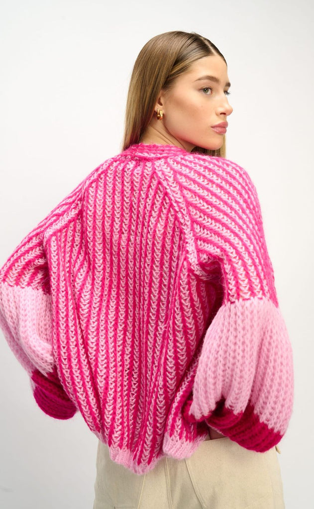 Noella Cardigan - Liana - Pink Bubblegum