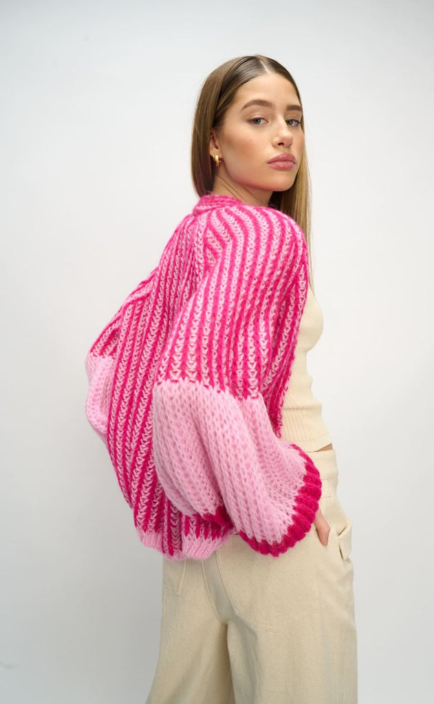 Noella Cardigan - Liana - Pink Bubblegum