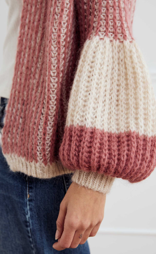 Noella Cardigan - Liana - Rose Cream