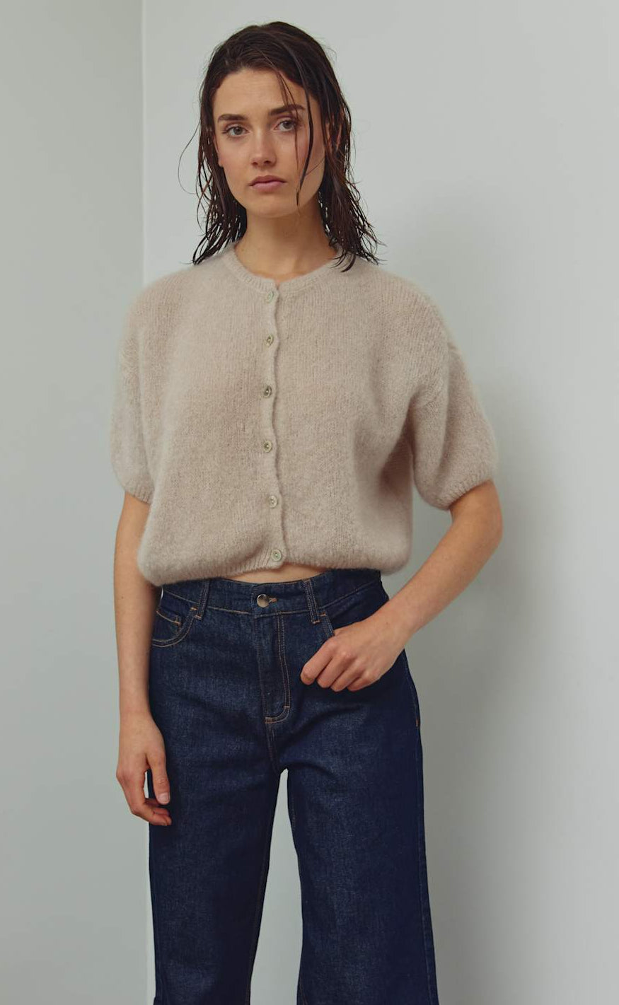 Noella Cardigan - Lorell - Beige