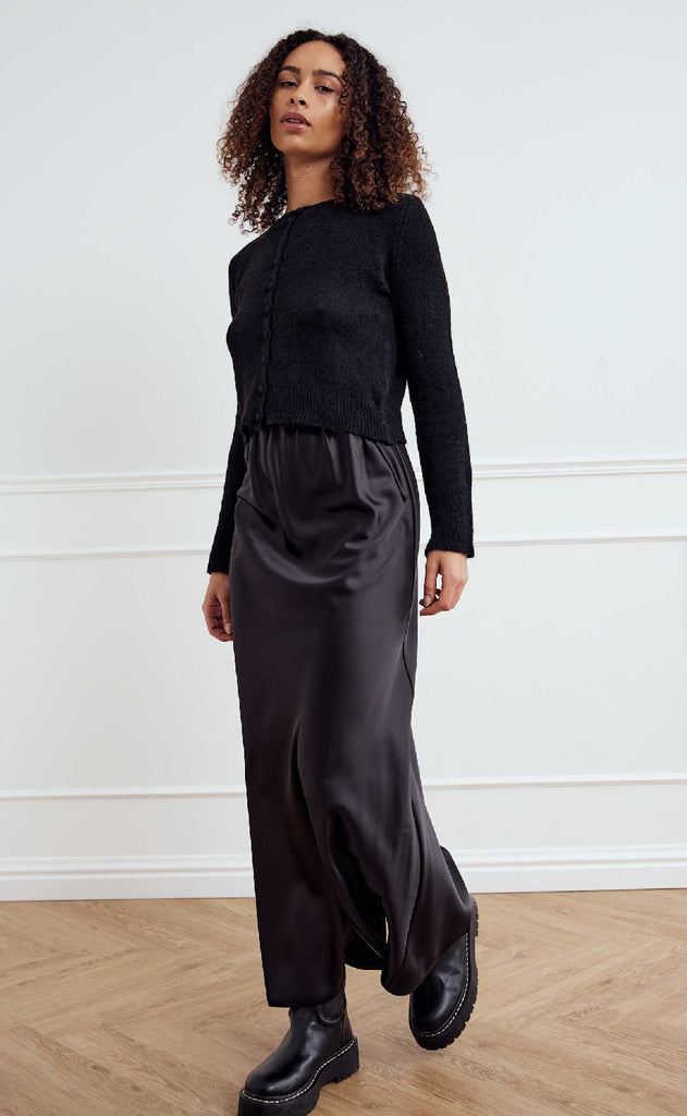 Noella Cardigan - Lya Knit - Black