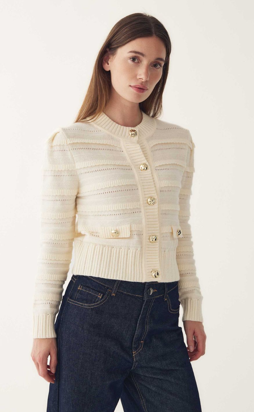 Noella Cardigan - Madison - Ivory