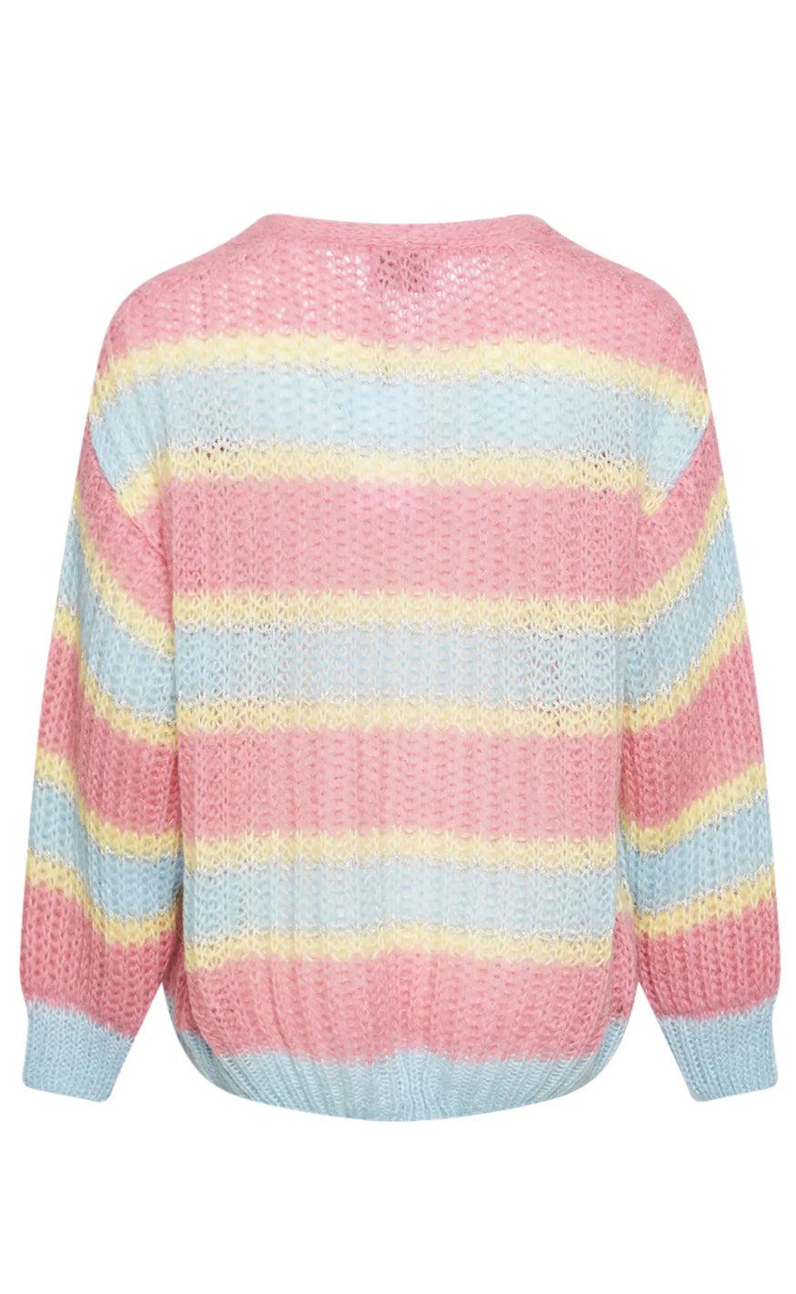 Noella Cardigan - Pacific - Light Blue/Rose Mix