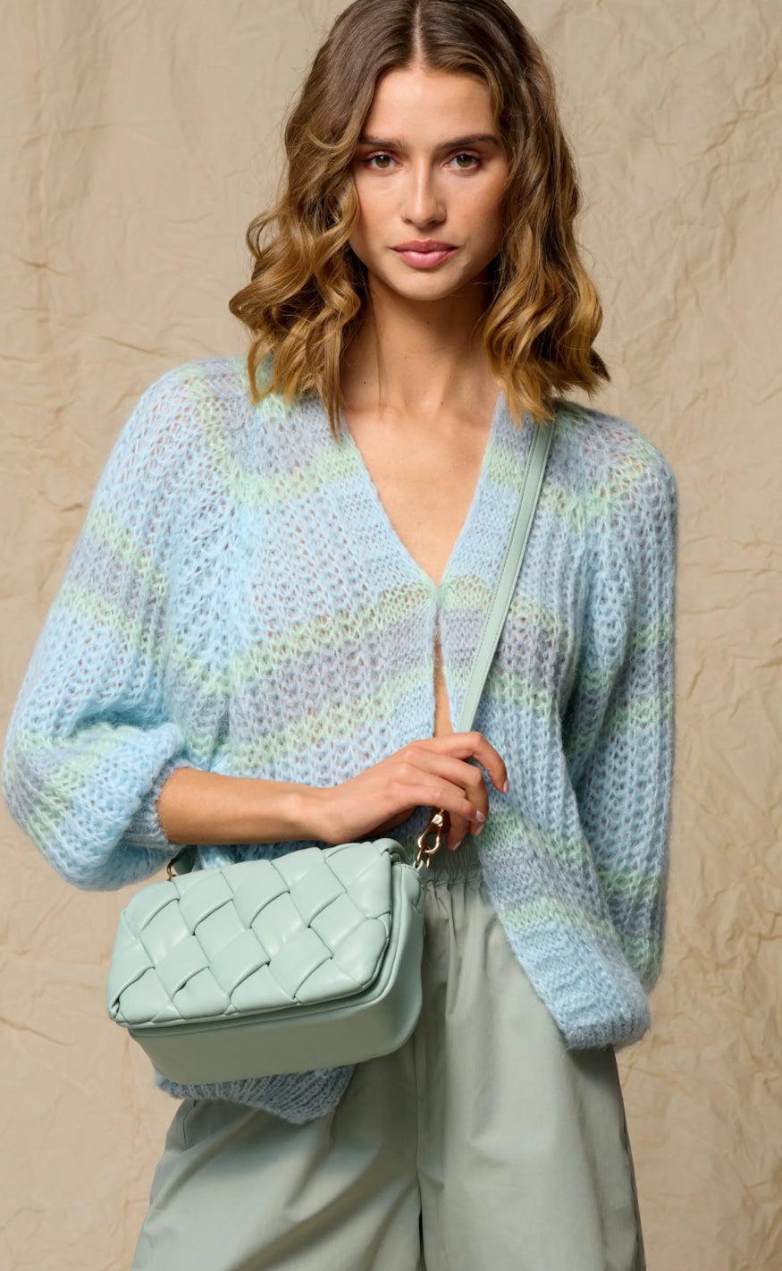 Noella Cardigan - Vera - Light Blue / Blue / Mint Mix