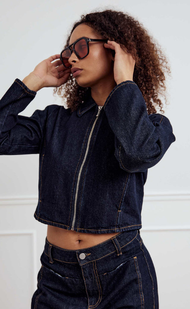 Noella Jakke - Jessi - Blue Unwashed