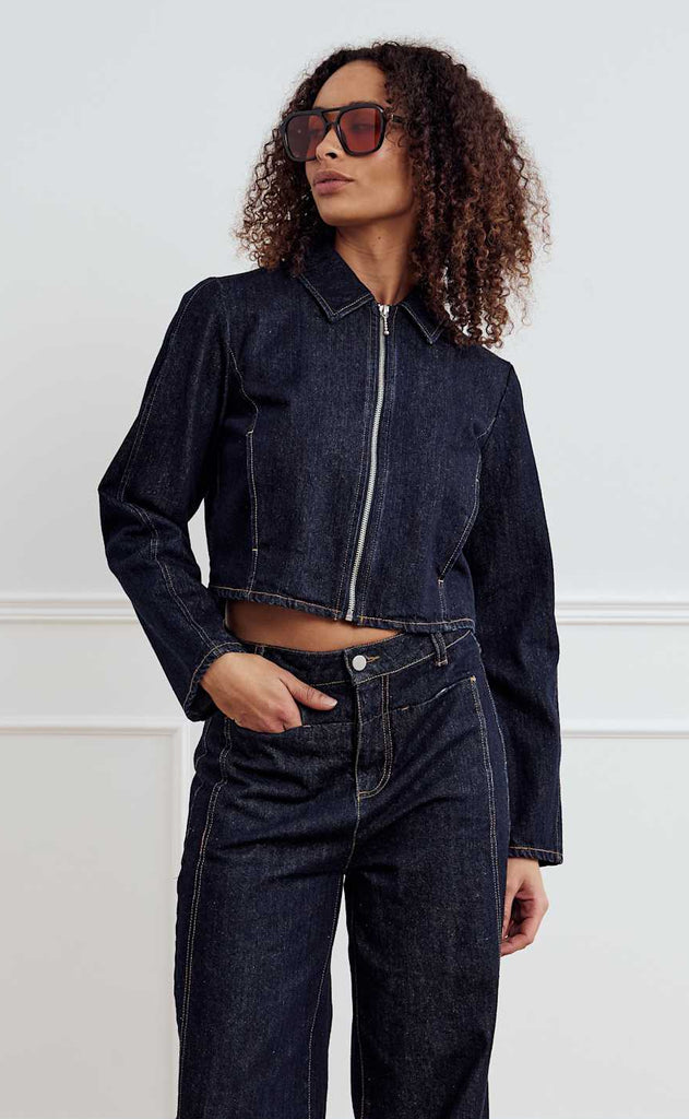 Noella Jakke - Jessi - Blue Unwashed