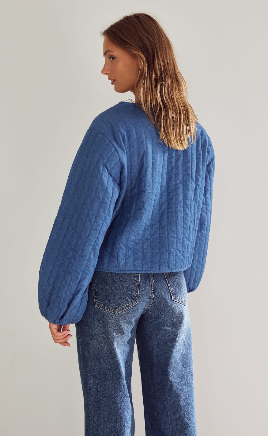 Noella Jakke - Lori - Calla Denim Print