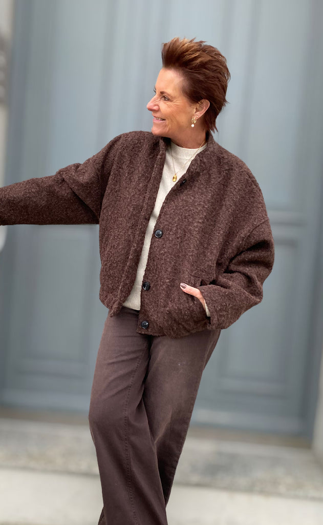 Noella Jakke - N-Marnie - Coffee Melange