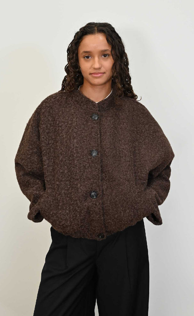 Noella Jakke - N-Marnie - Coffee Melange