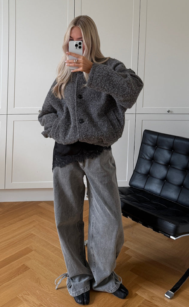 Noella Jakke - N-Marnie - Dark Grey Melange