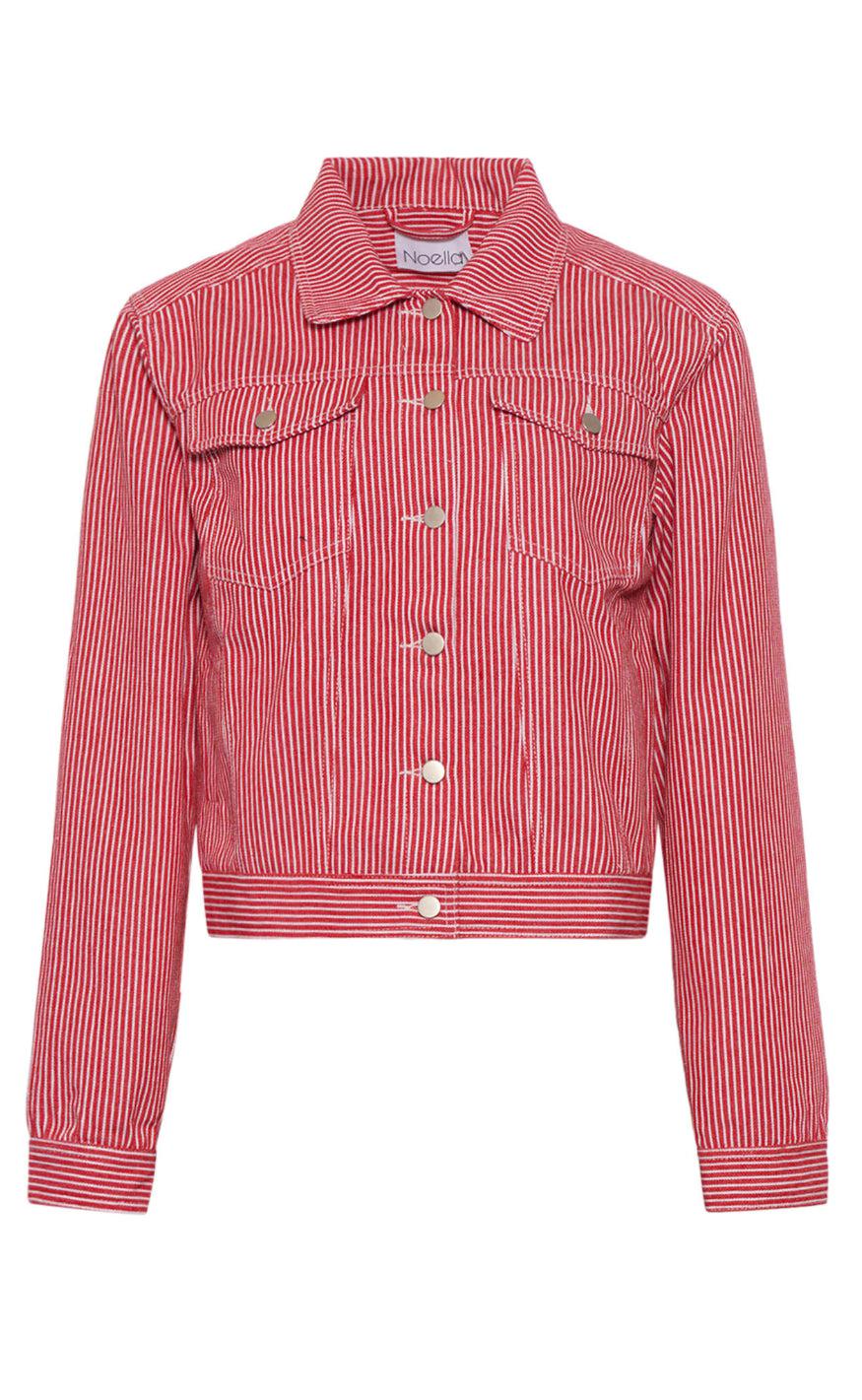 Noella Jakke - Sawyer - Red/White Stripe
