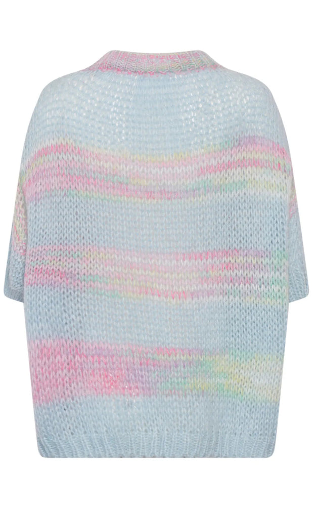 Noella Jumper - Shilo - Blue/Pink Rainbow