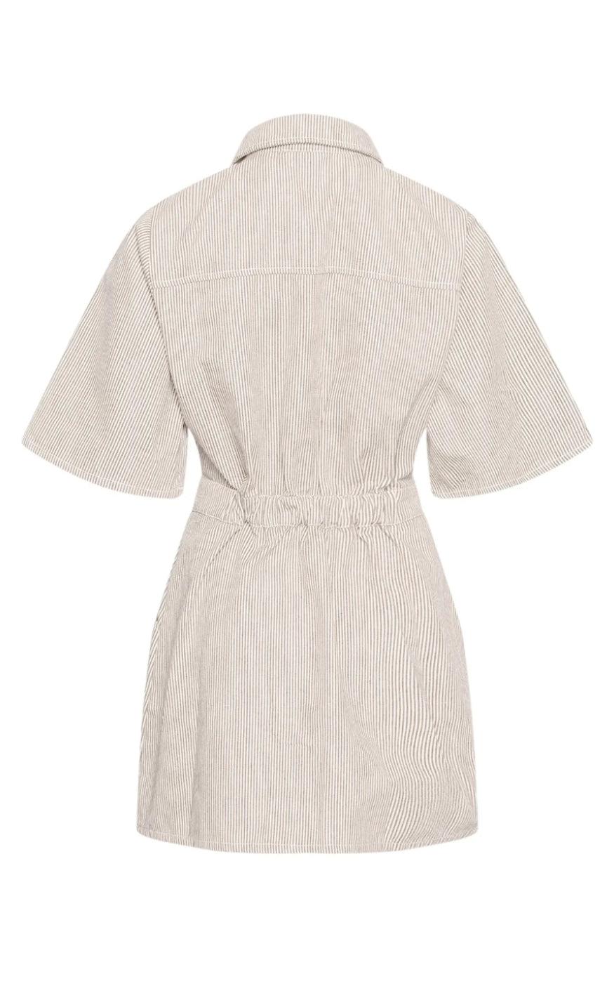 Noella Kjole - Benita - Beige/White