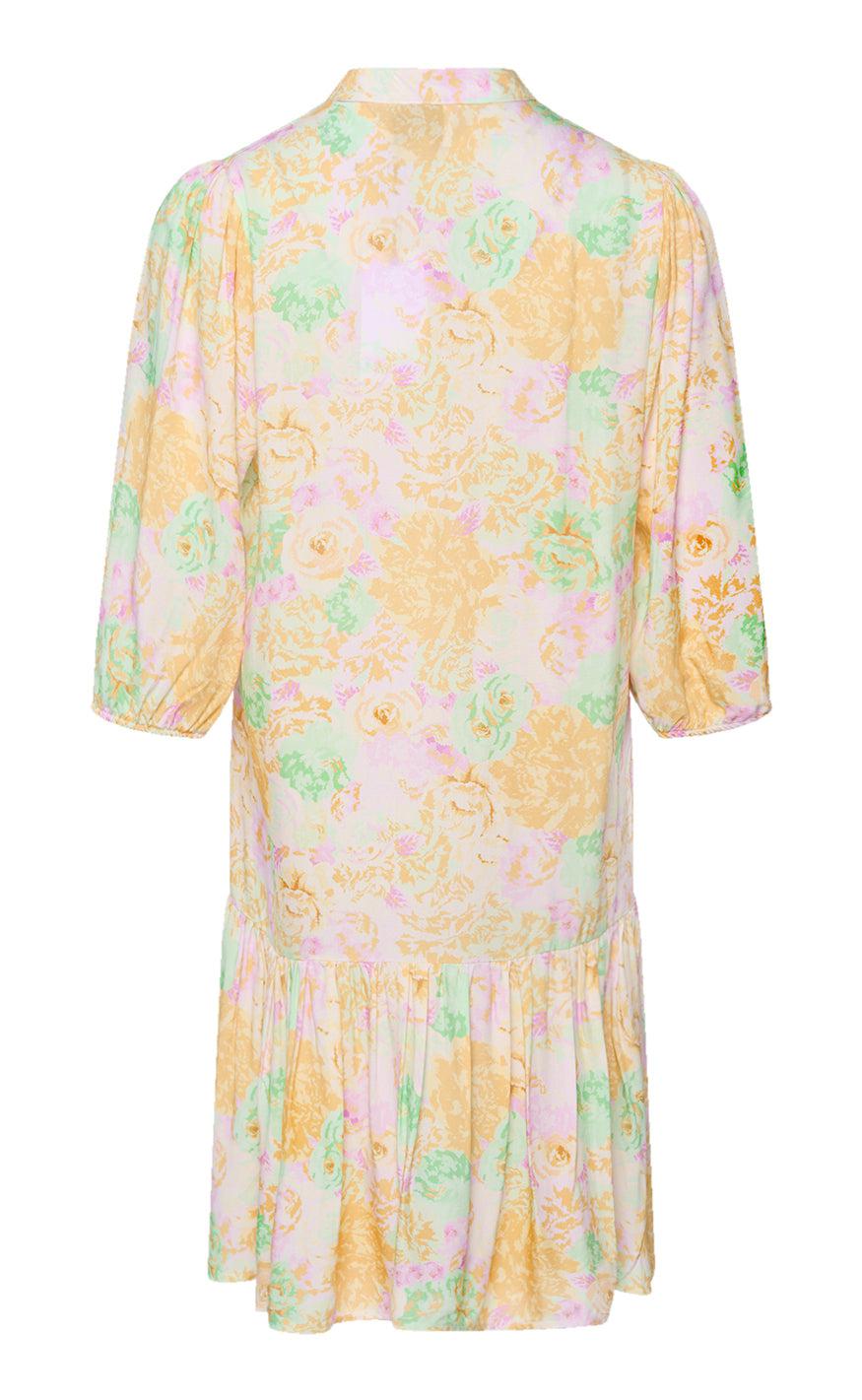 Noella Kjole - Imogene Short - Lilac Green Flower