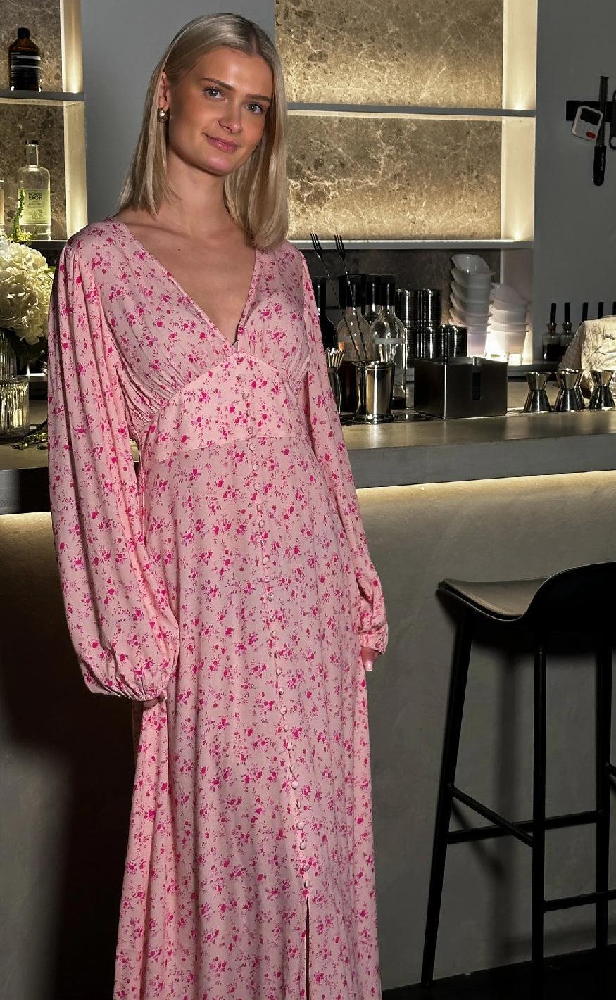 Noella Kjole - Lilith - Cheryl Pink Print
