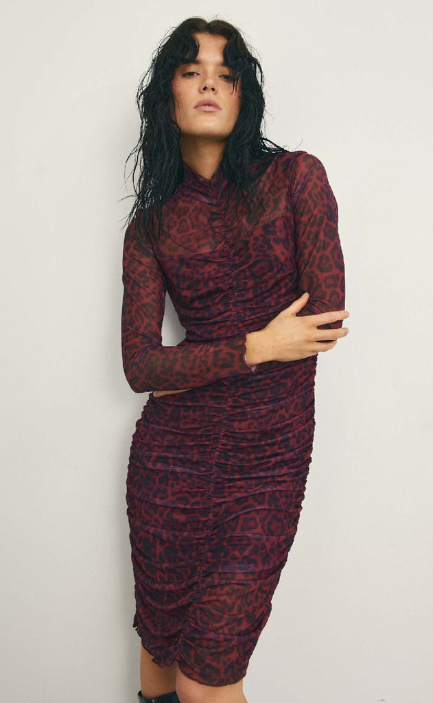 Noella Kjole - Lilou - Chinara Red Print