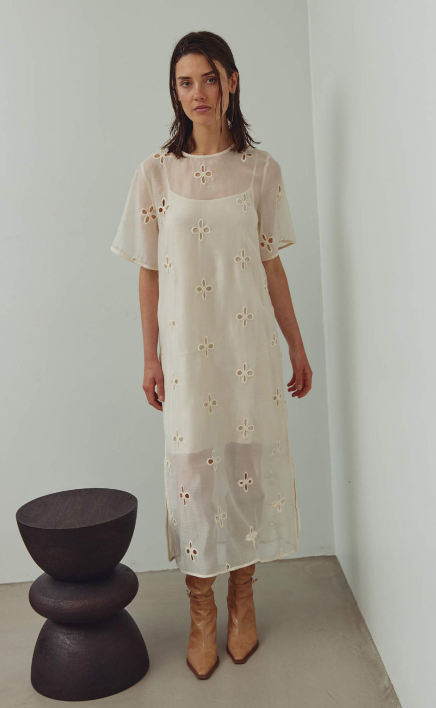 Noella Kjole - Linett - Ivory