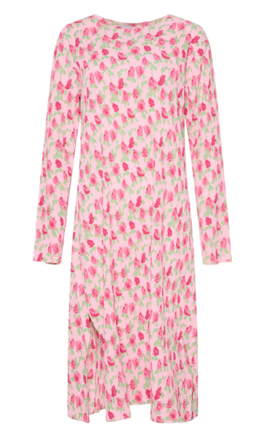 Noella Kjole - Mae Slim - Fuchsia Flower