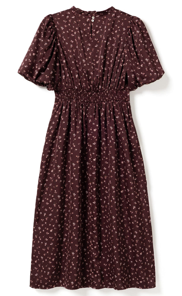 Noella Kjole - N-Ruth - Dwyn Burgundy Print