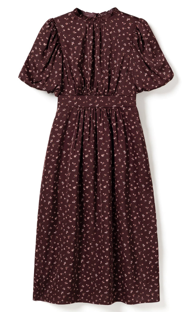 Noella Kjole - N-Ruth - Dwyn Burgundy Print