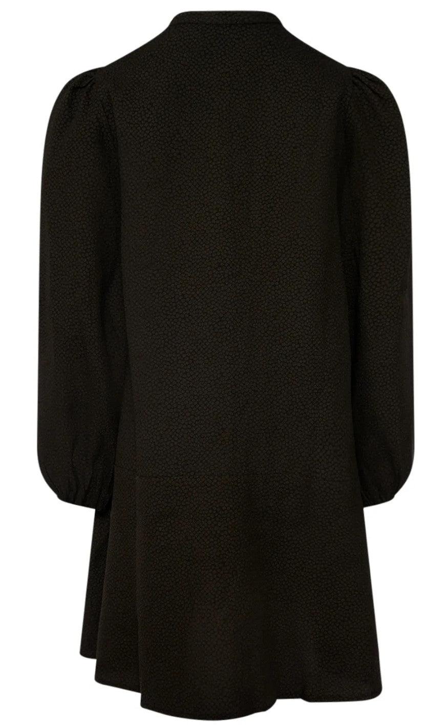 Noella Kjole - Pastis Ruffle - Black