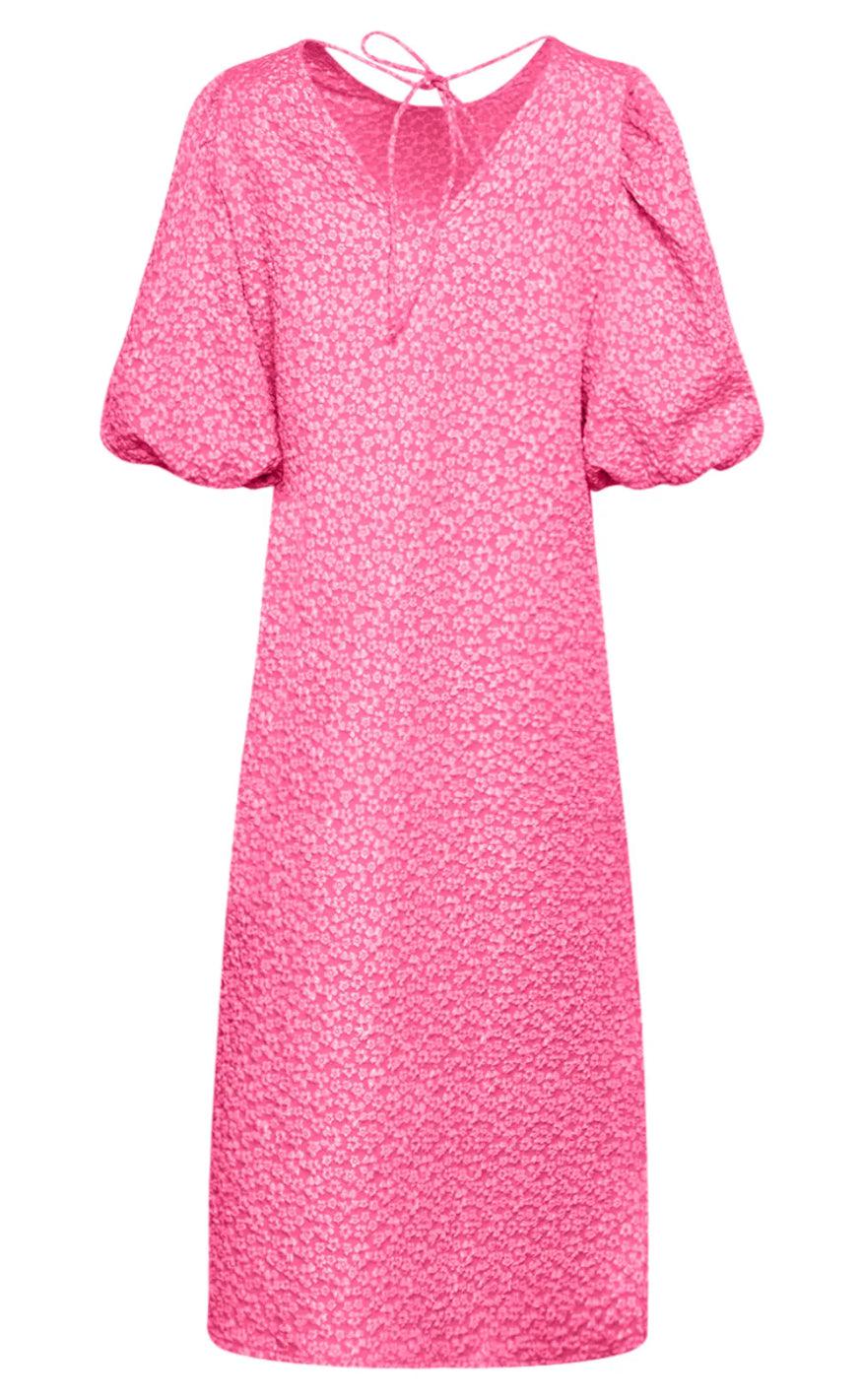 Noella Kjole - Reno Pastis Long - Bright Pink