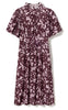 Noella Kjole - Ruth - Deja Burgundy Print