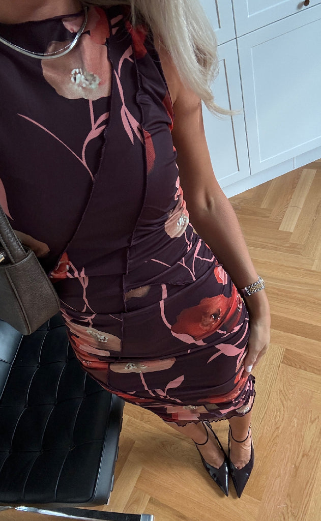 Noella Kjole - Sutton - Caris Red Print