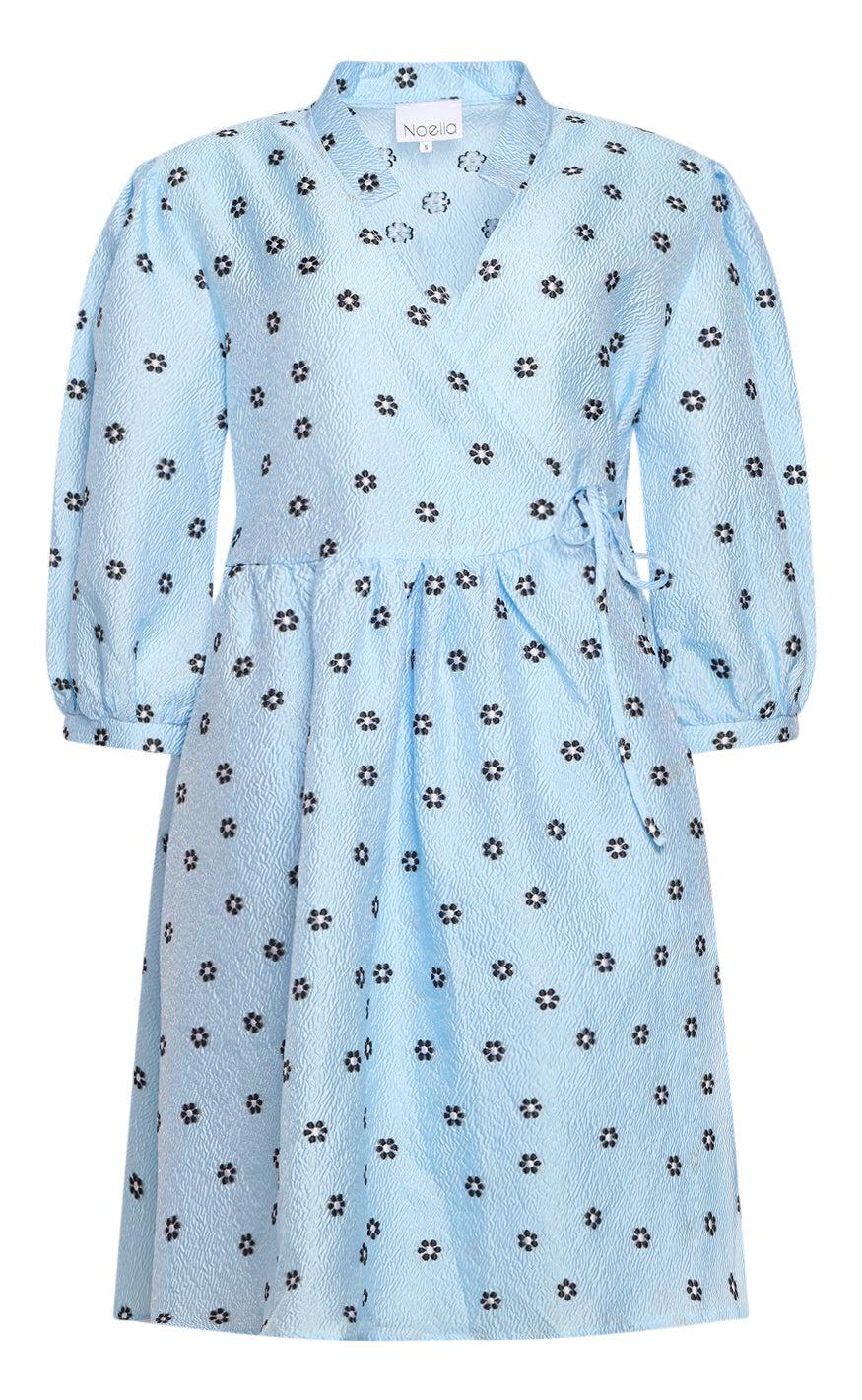 Noella Kjole - Tulip Aida - Light Blue Flower