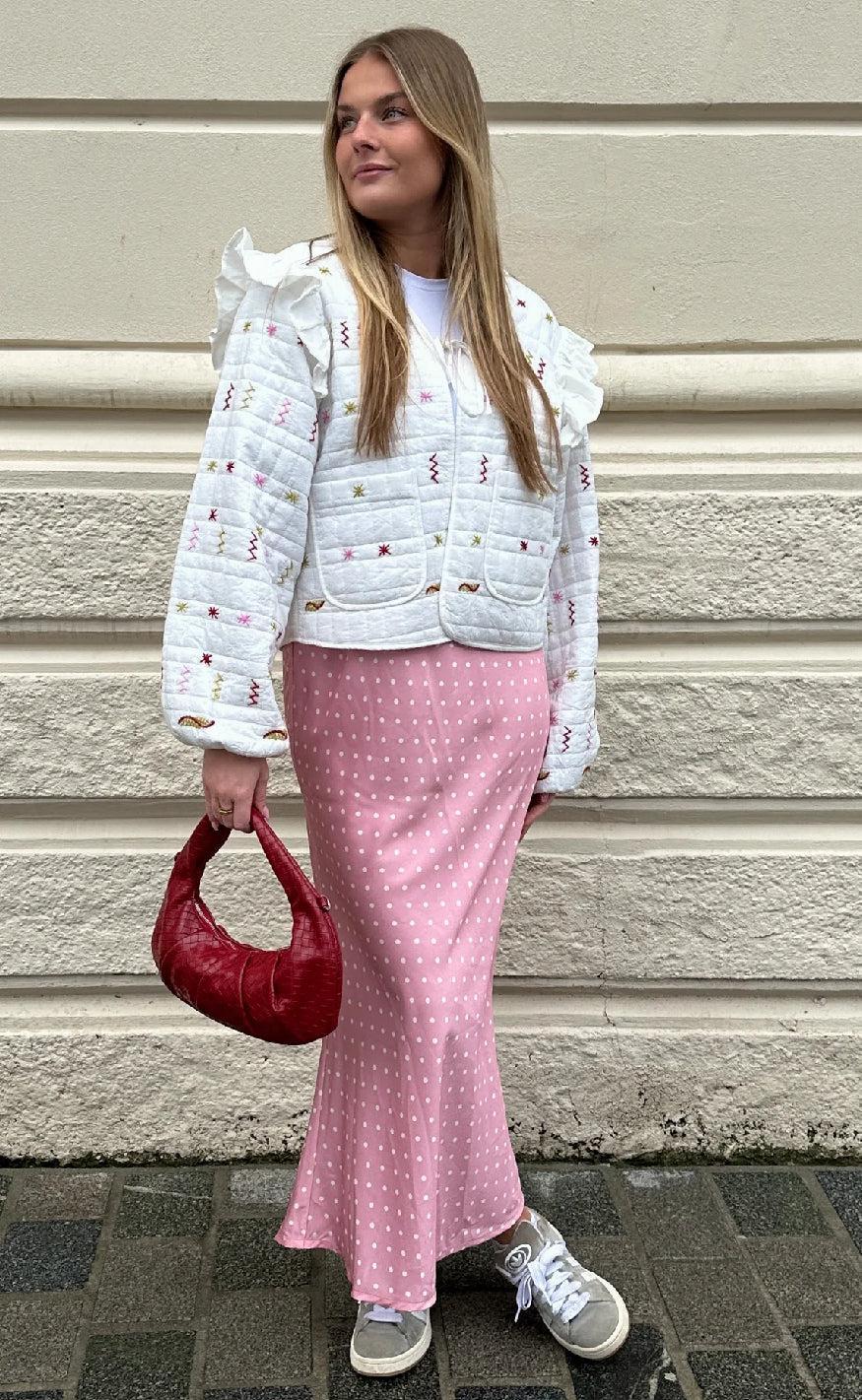 Noella Nederdel - Kenya - Carmine Blush Print