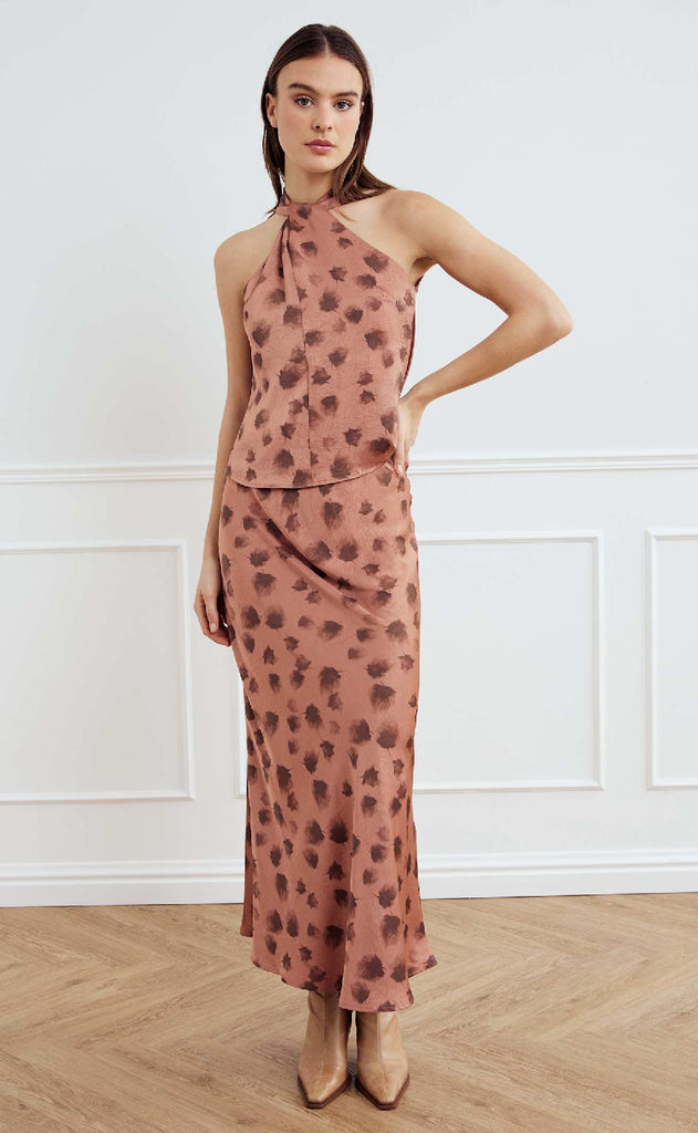 Noella Nederdel - Leonora - Cosette Rust Print