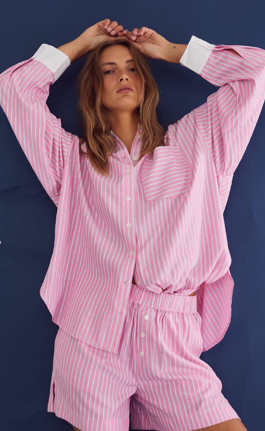 Noella Shorts - Lea - Carsyn Pink Stripe