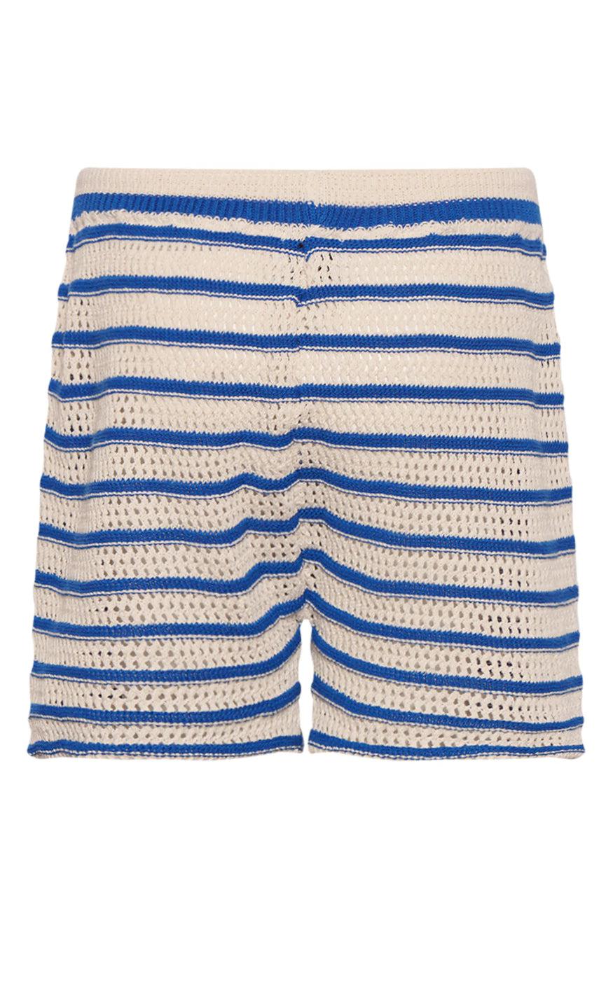 Noella Shorts - Shay Knit - Blue Stripe