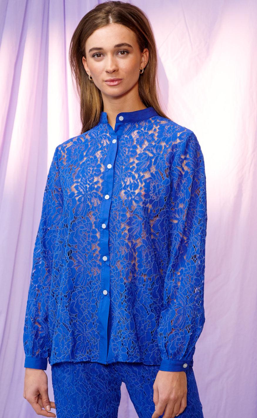 Noella Skjorte - Briston - Royal Blue