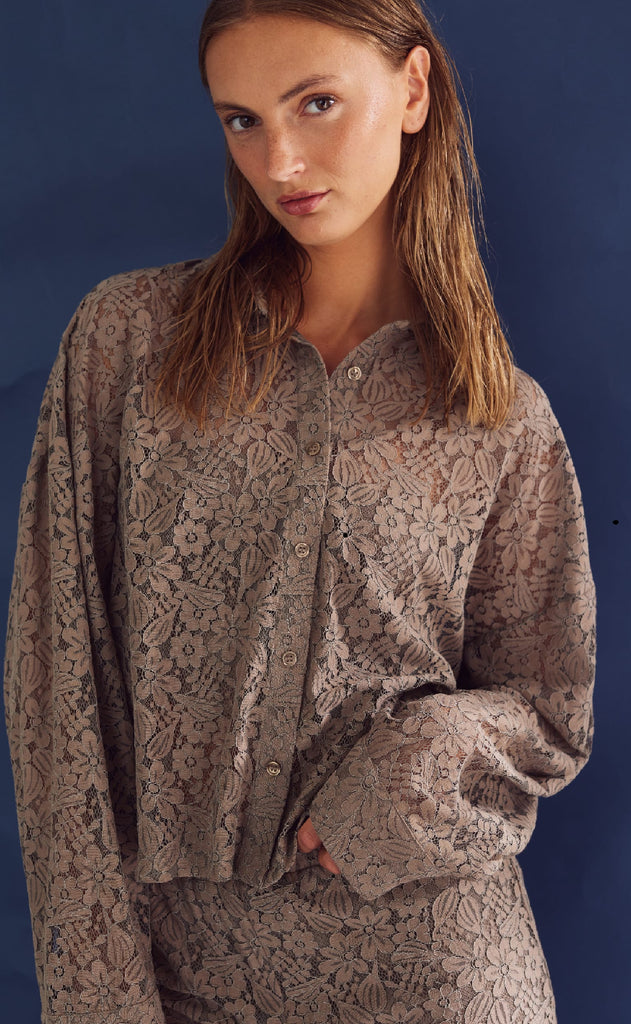 Noella Skjorte - Julie - Timber Brown