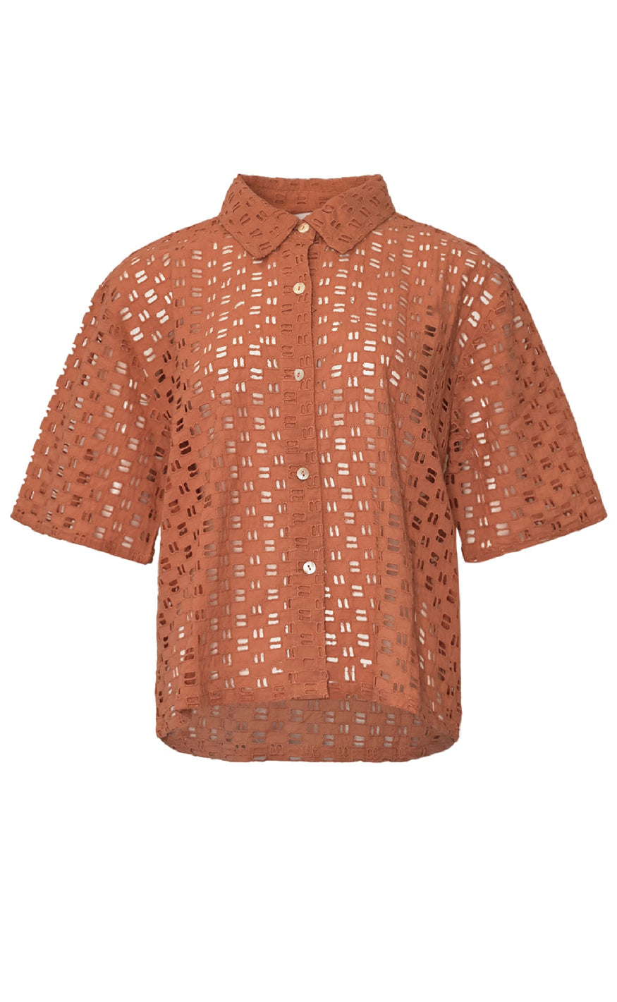 Noella Skjorte - Kealy - Terracotta