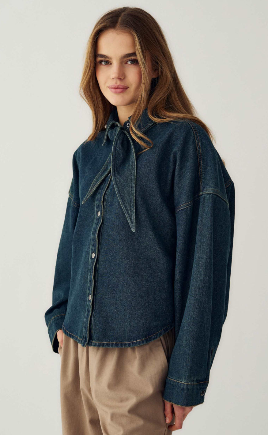 Noella Skjorte - Lirinnah - Vintage Blue Wash