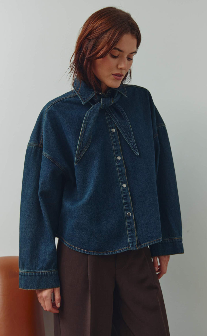 Noella Skjorte - Lirinnah - Vintage Blue Wash