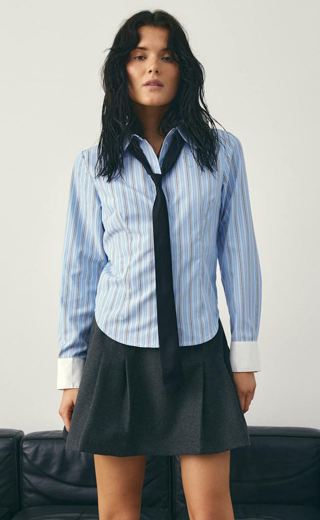 Noella Skjorte - Loyce - Coetta Blue Stripe
