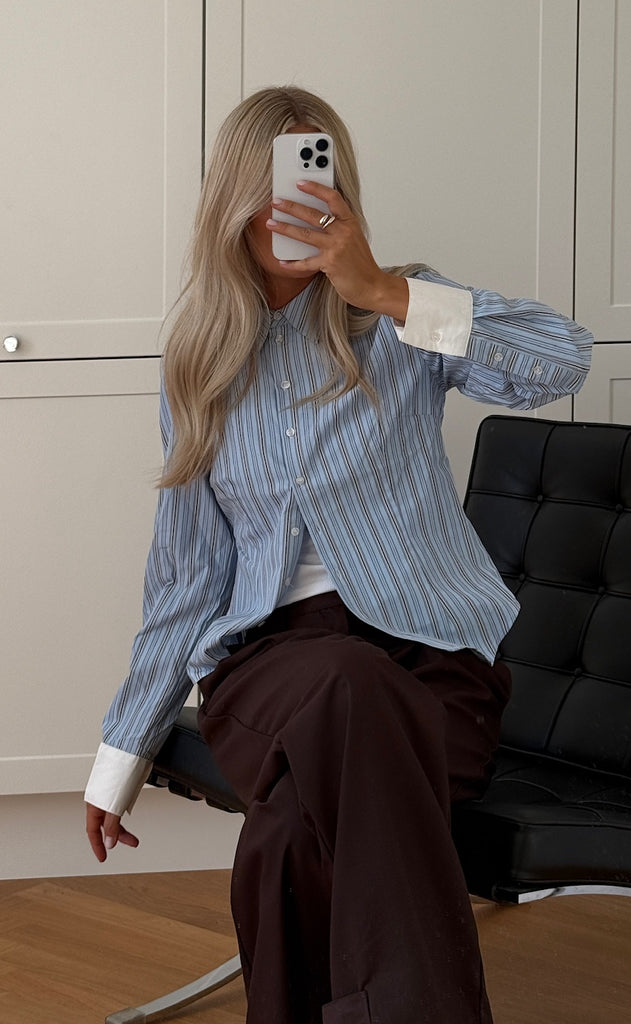 Noella Skjorte - Loyce - Coetta Blue Stripe