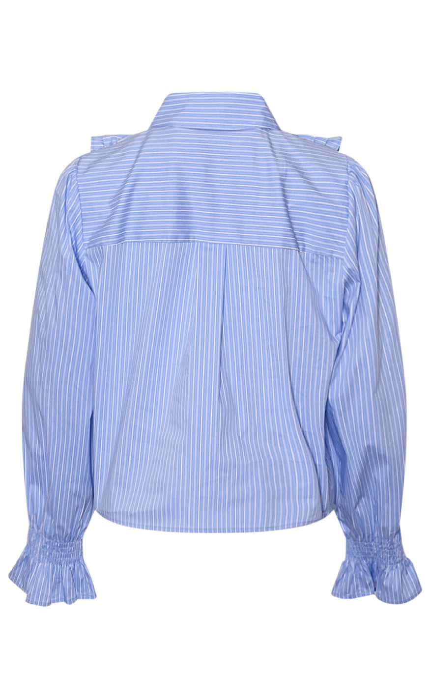 Noella Skjorte - Lucina - Blue White Stripe