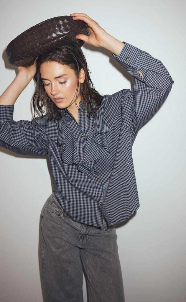 Noella Skjorte - Micaela - Dakotah Navy Check