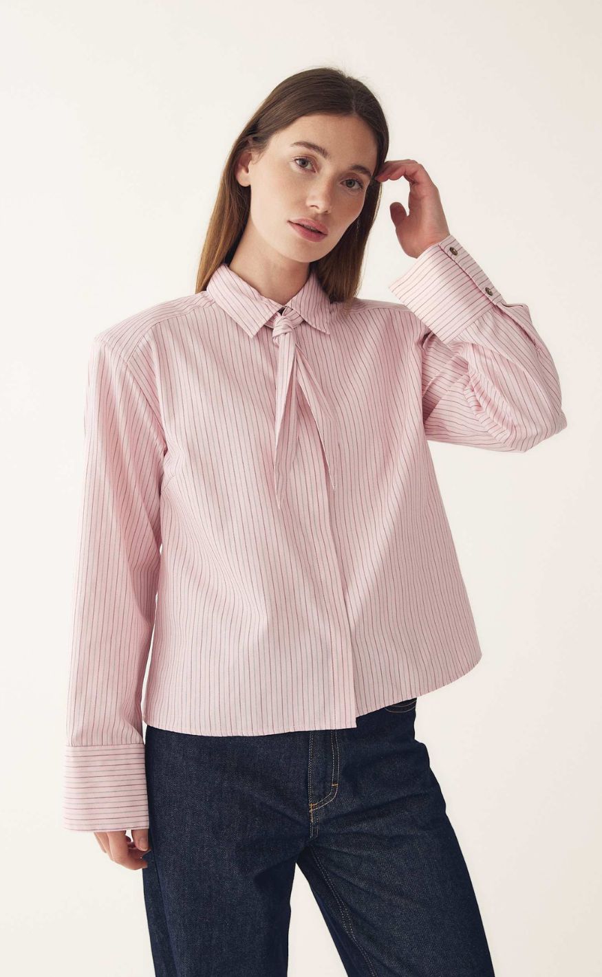 Noella Skjorte - Myra - Donnie Blush Stripe