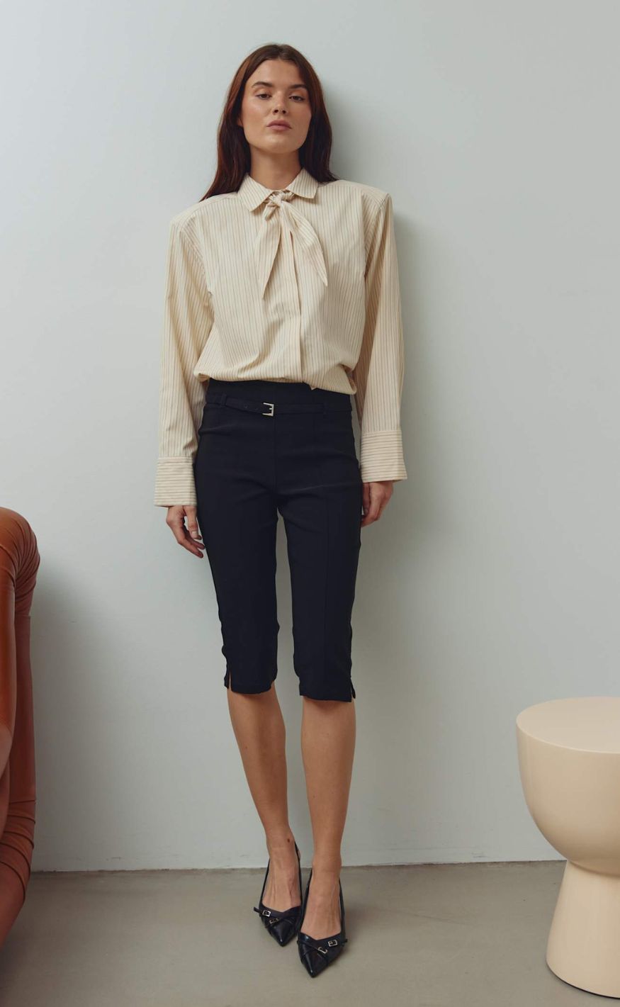Noella Skjorte - Myra - Donnie Cream Stripe