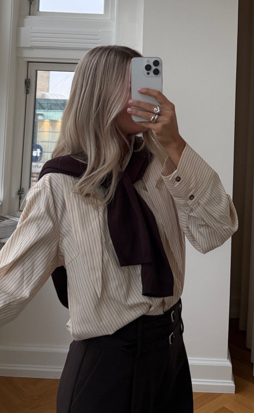 Noella Skjorte - Myra - Donnie Cream Stripe