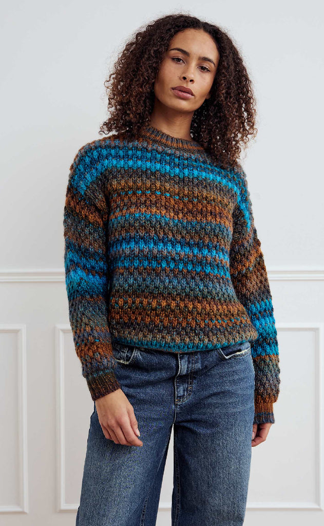 Noella Strik - Gio - Turquoise Brown Mix