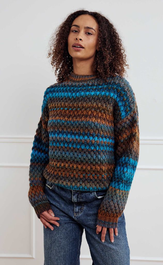 Noella Strik - Gio - Turquoise Brown Mix