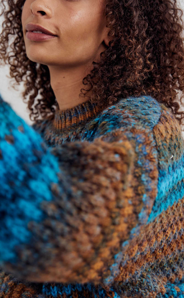 Noella Strik - Gio - Turquoise Brown Mix