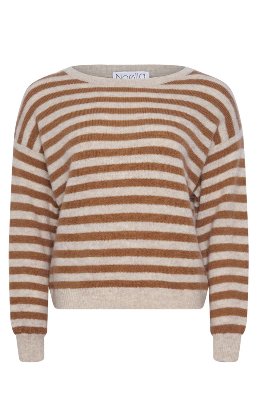 Noella Strik - Juliana Knit - Grey/Brown Stripe